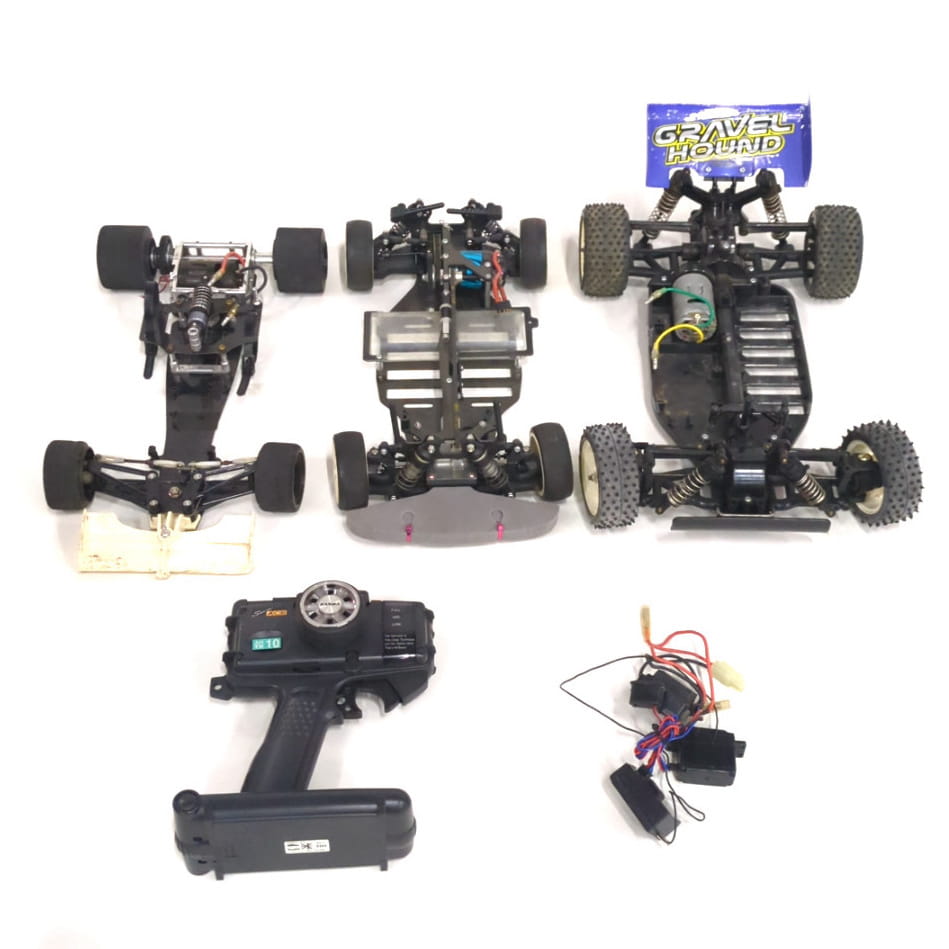SANWA ACE プロポ 他 メーカー不明 ラジコンカー シャーシ モーター タイヤ セット