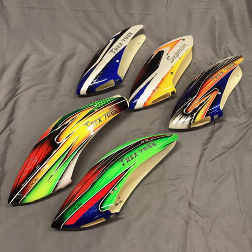 DFC TREX 700E 塗装済み キャノピー ラジコンヘリ関連用品